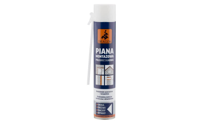 Piana montażowa poliuretanowa Dragon
