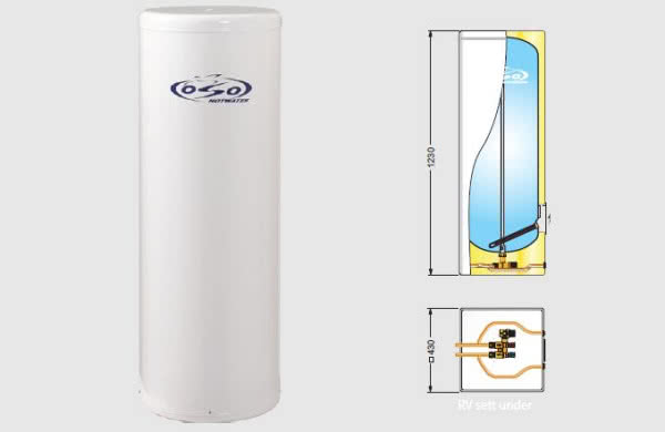 OSO HOTWATER W Wallsmart 30-100 l