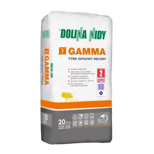 GAMMA - tynk gipsowy ręczny 