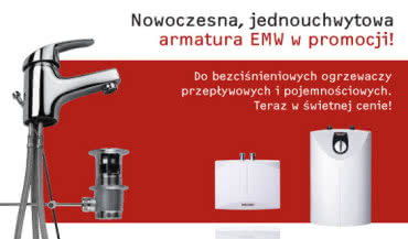 Nowoczesna jednouchwytowa armatura EMW w promocji
