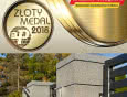 Ogrodzenie ROMA firmy JONIEC® zostało nagrodzone Złotym Medalem MTP BUDMA 2018