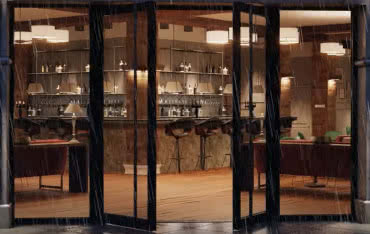 Drzwi do galerii handlowych, urzędów i restauracji MB-100GFT 