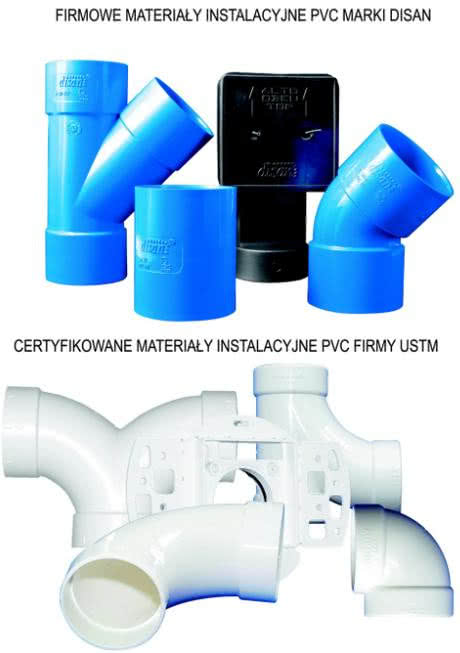 Materiały instalacyjne PVC